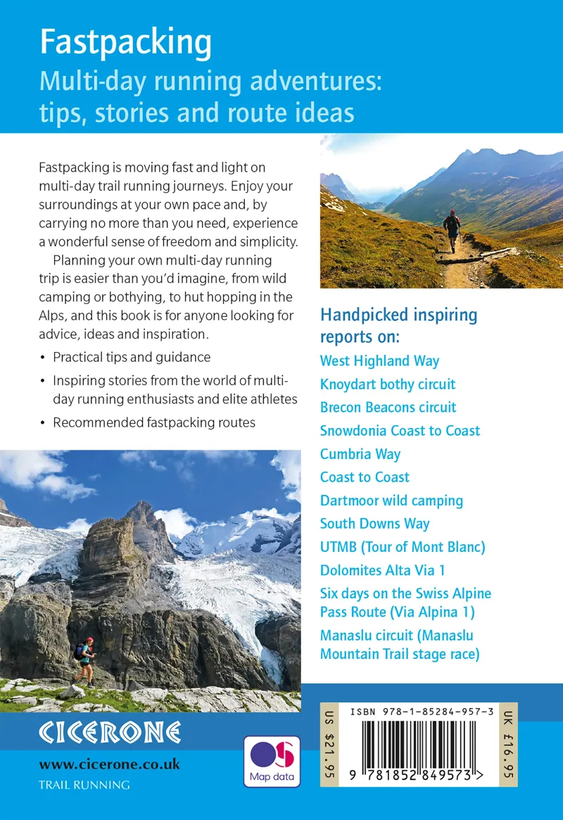 Cicerone Press Fastpacking in Blue-1